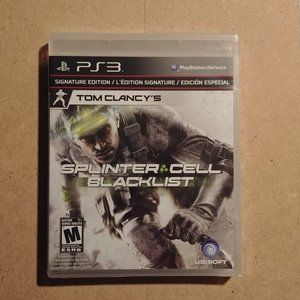 SPLINTER CELL BLACKLIST SIGNATURE EDITION  PLAYSTATION 3 GAME NEW & SEALED